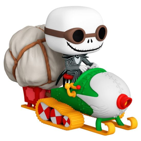 Funko POP Ride figúrka Nightmare Before Christmas Jack s okuliarmi a snežným skútrom