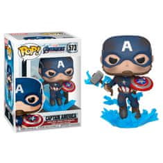 Funko POP figúrka Marvel Avengers Endgame Captain America s Broken Shield a Mjolnir 