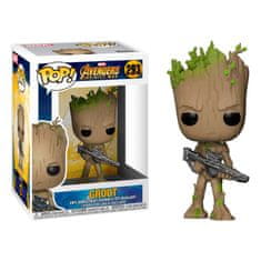 Funko POP figúrka Marvel Avengers Infinity War Teen Groot with Gun 