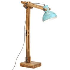 Petromila vidaXL Podlahová lampa 25 W šmuhovaná modrá 33x25x130-150 cm E27