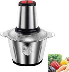 HOME & MARKER® Elektrický multifunkčný mixér a krájač na zeleninu a mäso (výkon 300 W) | MULTIMINCER