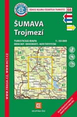 KČT 66 Šumava Trojmezí 1:50 000 Turistická mapa