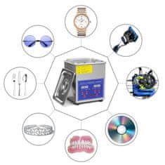 Enzo Ultrazvuková vana pro mytí 2l kosmetický sterilizátor pro čištění součástí Sonicco ULTRA-010S-C
