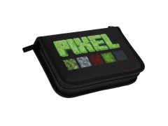 STARPAK Pixel Game Dvojklopový peračník s vybavením, peračník pre chlapca 