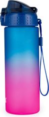 Oxybag Fľaša na pitie OXY Click 600 ml OXY Ombre Purple-Blue