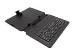 Airen AiTab Leather Case 4 with USB Keyboard 10" BLACK (SK/SK/DE/UK/US.. layout)