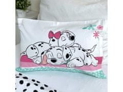 Disney DISNEY 101 Dalmatínov Komplet posteľnej bielizne, bavlnená posteľná bielizeň pre deti 100x135 cm, OEKO-TEX 