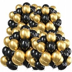Foxter  2794 Čiernozlatá girlanda zo 102 balónikov
