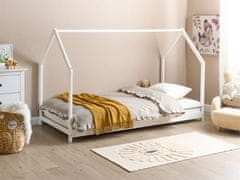 Beliani Drevená detská posteľ 90 x 200 cm biela APPY