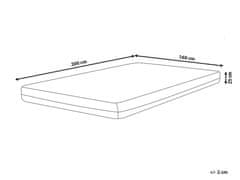 Beliani Gélový penový matrac 160 x 200 cm Rôzne Veľkosti