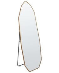 Beliani Kovové stojace zrkadlo 49 x 165 cm zlaté TARTAS