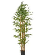 Beliani Umelá rastlina v kvetináči 220 cm BAMBOO