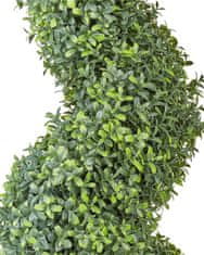 Beliani Umelá rastlina v kvetináči 158 cm BUXUS SPIRAL TREE