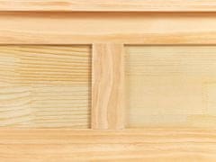 Beliani Drevená posteľ 160 x 200 cm svetlé drevo MAYENNE