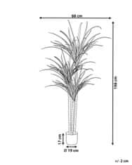 Beliani Umelá rastlina v kvetináči 198 cm DRACAENA ANITA