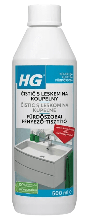 HG Systems HG 145 - Čistiaci prostriedok na lesklé sanitárne povrchy 0,5 L