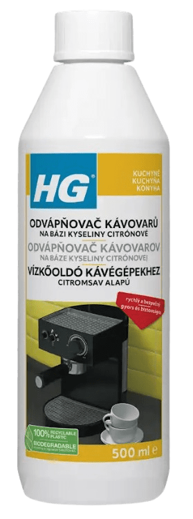 HG Systems HG 323 - Odstraňovač vodného kameňa na espresso a kávovary 0,5 l 323