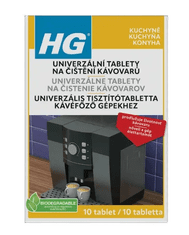 HG Systems HG 637 - Univerzálne tablety na čistenie kávovarov 10 tabliet