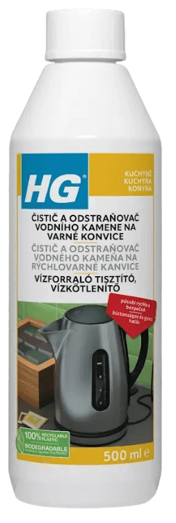 HG Systems HG 631 - Odstraňovač vodného kameňa z rýchlovarných kanvíc 0,5 L
