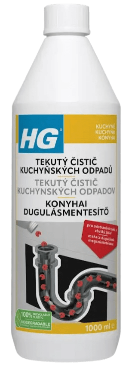 HG Systems HG 481 - Tekutý BIO čistič kuchynských odpadov 750 ml 481