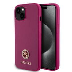 Guess Obal / kryt na Apple iPhone 15 ružové - Guess