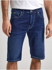 Pepe Jeans Modré pánske džínsové kraťasy Pepe Jeans NO-TITLE-3