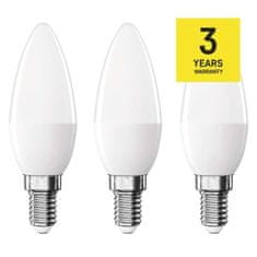 EMOS LED žiarovka Classic sviečka / E14 / 4,2 W (40 W) / 470 lm / Neutrálna biela