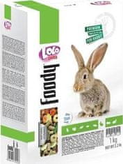 LOLO Foody kompletní krmivo pro králíky 1000 g krabička