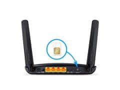 TP-LINK TP-LINK SIM Dvojpásmový bezdrôtový router 4G, LTE, AC750 Archer MR200