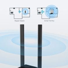 TP-LINK AC1300 Archer T4U Plus Bezdrôtový USB adaptér 1300 Mb/s čierny KOM1120