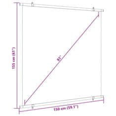 Vidaxl Projekčné plátno 81" 1:1