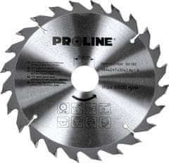 Proline 84182 Kotúč na drevo z tvrdokovu 184 mm, 24 zubov, Proline