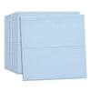 Trojrozmerné samolepiace vodeodolné univerzálne tapety na stenu (5 ks) – modrá | FORMWALL