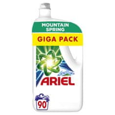 Ariel Tekutý Prací Prostředek, 90 Praní, Mountain Spring Clean & Fresh