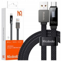 Mcdodo Mcdodo Usb-C Rýchlonabíjací Kábel Pre Samsung Xiaomi Typ C 6A 100W 1M Led