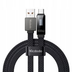 Mcdodo Mcdodo Usb-C Rýchlonabíjací Kábel Pre Samsung Xiaomi Typ C 6A 100W 1M Led