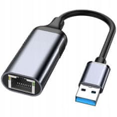 CO2 Co2 Adaptér Usb-A Ethernetový Adaptér Sieťová Karta Lan Gigabit Rj45 1000Mbps