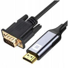 CO2 Co2 Hdmi Kábel - Vga Adaptér Konvertor Full Hd 1080P 60Hz 3M