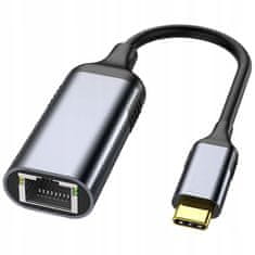 CO2 Co2 Adaptér Usb-C Ethernetový Adaptér Sieťová Karta Lan Gigabit Rj45 1000Mbps