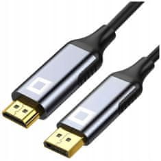 CO2 Co2 Displayport Hdmi 2.1 Kábel Dp - Hdmi Fhd 240Hz 8K 60Hz Hdr 1M