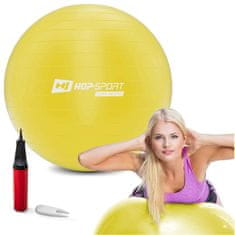 Hs Hop-Sport Gymnastická lopta s pumpou 55cm - žltá