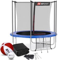 Hs Hop-Sport Trampolína Hop-Sport 8ft (244cm) s vnútornou ochrannou sieťou modrá