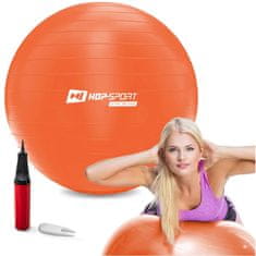 Hs Hop-Sport Gymnastická lopta s pumpou 65cm - oranžová