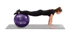 Hs Hop-Sport Gymnastická lopta s pumpou 65cm - fialová