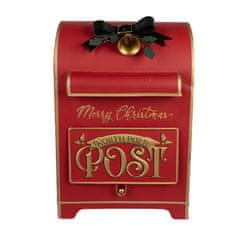 Clayre & Eef dekoratívna poštová schránka MERRY CHRISTMAS 6Y5518