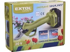 Extol Craft Aku zahradnícké nůžky 402456, BRUSHLESS, 20V Li-ion, 2Ah