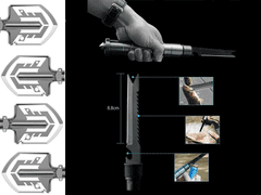 Luniks Viacúčelová skladacia vojenská lopata na prežitie