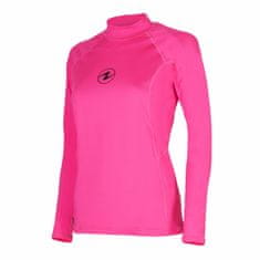 AQUALUNG Dámske lycrové tričko RASHGUARD SLIM FIT ružová dl. rukáv ružová 2XL - 46