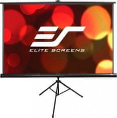 Elite Screens plátno mobilní trojnožka 84" (213,4 cm)/ 16:9/ 104,6 x 185,9 cm/ Gain 1,1/ case černý