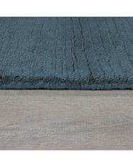 Flair Kusový ručne tkaný koberec Tuscany Textured Wool Border Blue 120x170